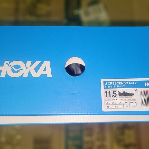 HOKA CRESCENDO MD 2 BRAND NEW WITH BOX, SIZE US 11.5